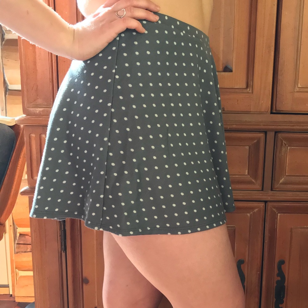 Abercrombie Polka-Dot Skater Skirt